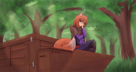 Download Holo Spice And Wolf Anime Spice And Wolf Hd Wallpaper By Nyaxxy