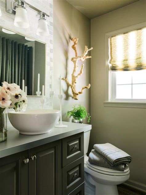 Home inspiration bathroom 11 powder room ideas that transform your small half bath from the powder room, also known as a small guest bath or half bath, is usually located near a home or. Freshen Up Your Powder Room for Holiday Guests | HGTV