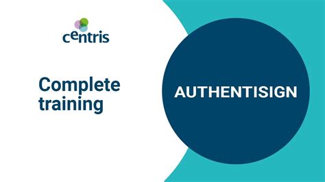 Authentisign Complete Training Youtube