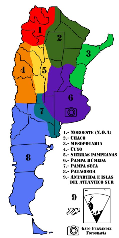 The Regions Of Argentina Geographical And Tourist