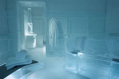 Inside Swedens Icehotel Which Features A Frozen Forest And The