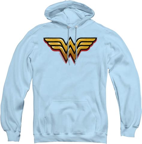 Wonder Woman Airbrush Ww Unisex Adult Pull Over Hoodie