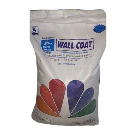 Wall Coat Wall Coating 20kg Cement Based Putty At Rs 350kilogram In