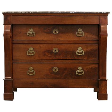 Wood modern design storage chest of drawers hardware bedroom furniture bucket cabinets of different specifications. French Restoration Period Chest of Drawers at 1stdibs