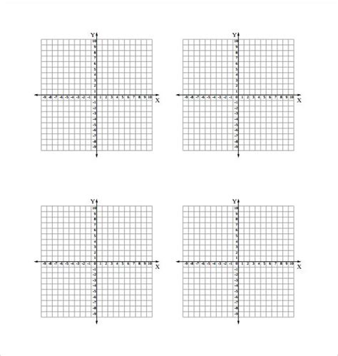 Printable Graph Paper With Axis And Numbers X Y Axis Graph Paper Vrogue