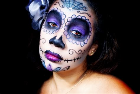 Halloween Makeup Tutorial Sugar Skull Makeup Honeygirlsworld