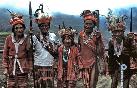 Gm01940 Banaue Ifugao Village Elders Philippines 1985 Filipino