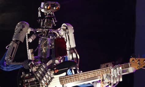 Robot Rock Band Compressorhead Takes The Stage At International Android