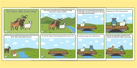 Three Billy Goats Gruff Sequencing