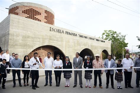 Cuauhtémoc Blanco Inaugura Escuelas Primarias Emiliano Zapata Y