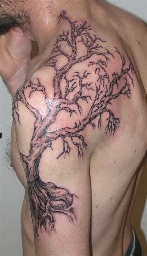 Drvo 2 Tree Tattoo Side Tree Roots Tattoo Tree Branch Tattoo