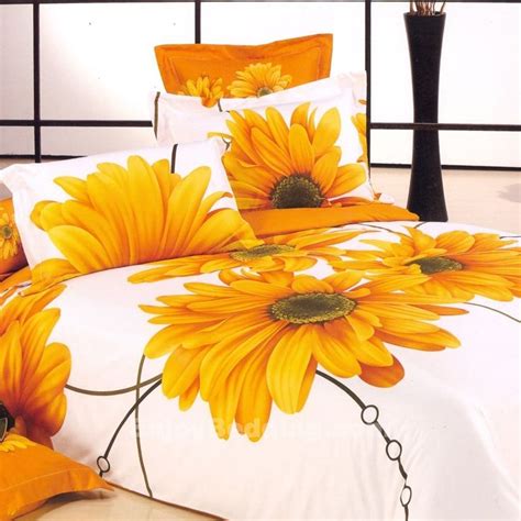 Basically people who love sunflower will absolutely make this comforter set as their main choice when they are looking for new bedding essentials. Sunflower Bedding Set (With images) | Sunflower quilts ...