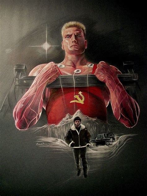 Rocky Balboa training to fight Ivan Drago Art by ...