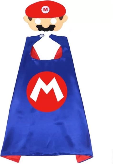 Super Mario Cape En Masker Verkleedkleding Kostuum Carnaval
