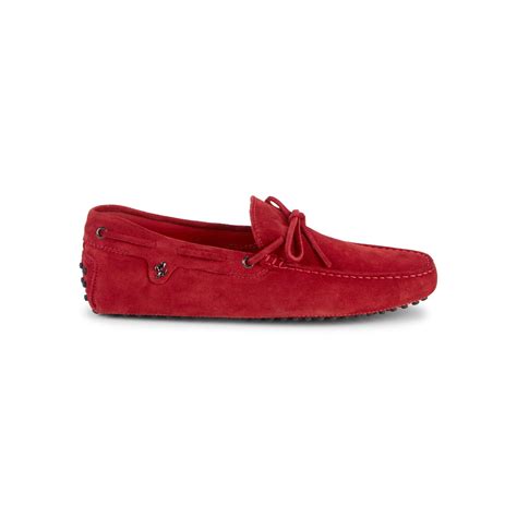 Handbags, shoppers, cross body, mini and micro bags. Tod's For Ferrari Suede Driving Loafers in Red for Men - Lyst
