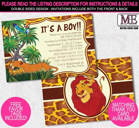 26 New Lion King Baby Shower Invites Baby Shower