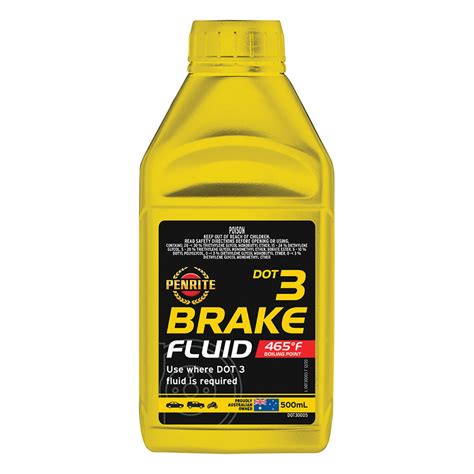 Penrite Brake Fluid Dot3 500ml Supercheap Auto