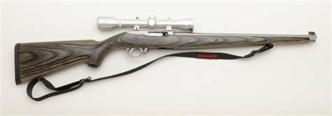 Ruger Model 1022 Special Stainless Type Finish With Laminated Stock In