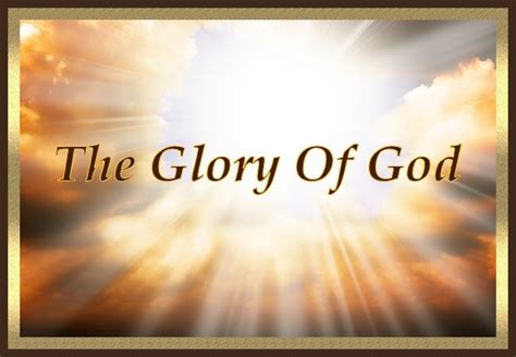 Shout To The Lord~the Glory Of God