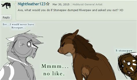 Ask Ava 25 By Riverspirit456 On Deviantart Warrior Cat Memes Warrior