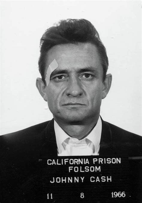 Johnny Cash Mugshot Photograph 11 X 16 Iconic 1966 Folsom Etsy