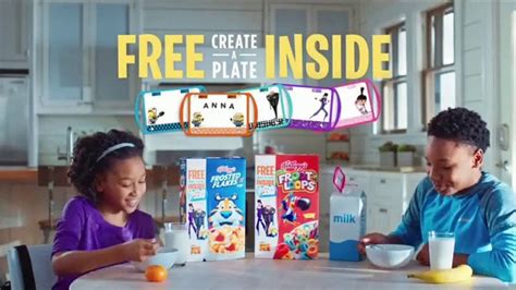 Kelloggs Tv Commercial Despicable Me 3 Create A Plate Ispottv