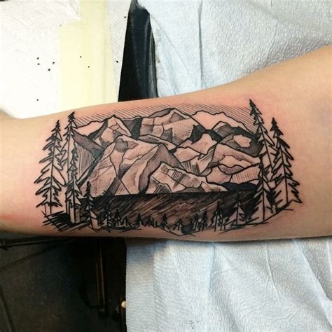 Mountain range tattoos consist of beautifully detailed landscapes, and are often shaded incredibly well. 80+ Best Mountain Tattoo - Designs & Meanings for All Ages