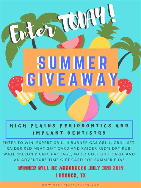Summer Contest - High Plains Periodontics And Implant Dentistry Lubbock Texas