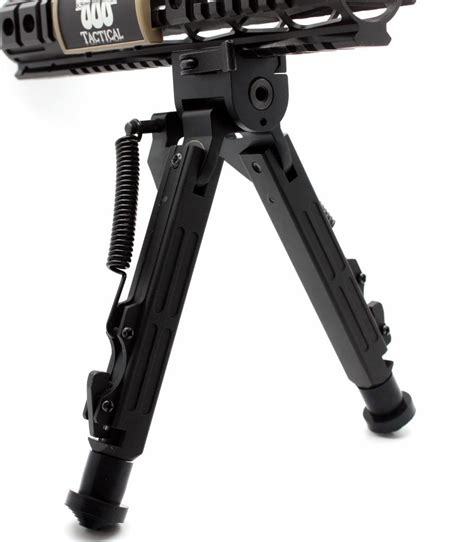 Tactical Rifle Bipod Square Leg Spring Lock 75 To 10 Inch Qd Picatinny