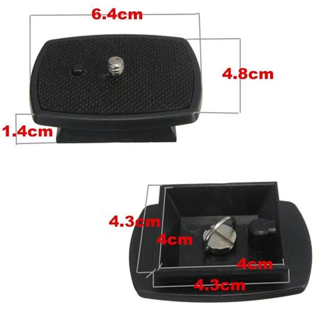 Ducame Tripod Quick Release Plate Screw Adapter Mount Head For Dslr Slr