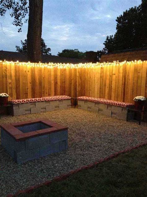 Make your backyard a magical twinkly retreat with some quick and simple ideas using string lights! 23+ Creative DIY Privacy Fence Design Ideas | Small ...
