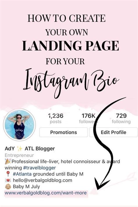 You can click the 'link you copied' How To Create Your Own Landing Page For Your Instagram Bio ...