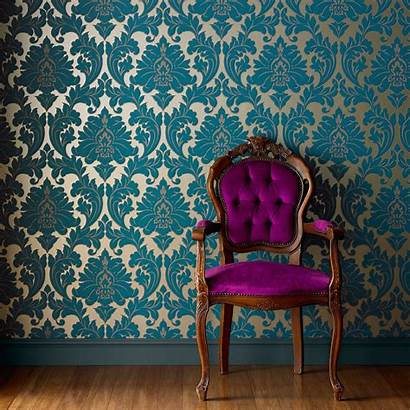 French Inspired Teal Extravagant Brown Library Create