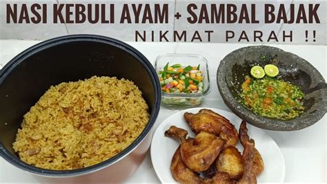 It consists of rice cooked in goat meat broth, goat milk, and clarified butter (most often ghee). RESEP NASI KEBULI AYAM RICECOOKER menu buka puasa - YouTube
