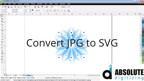 Convert JPG to SVG | Converter, Svg, Convert image to vector