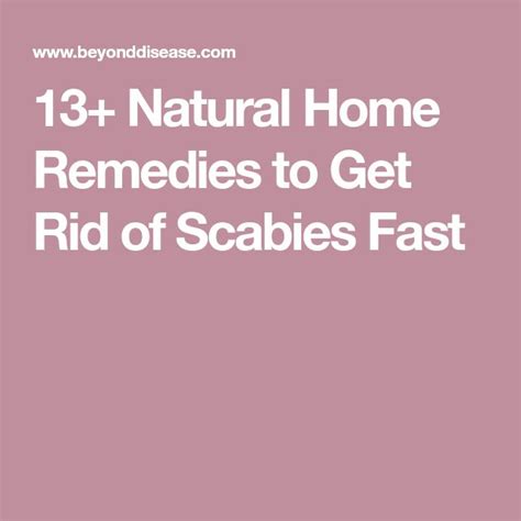 13 Natural Home Remedies To Get Rid Of Scabies Fast Home Remedies
