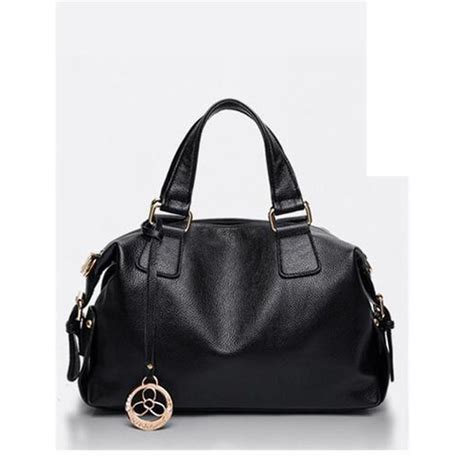 Sacs a main bandouliere cuir noir souple femme - Achat ...