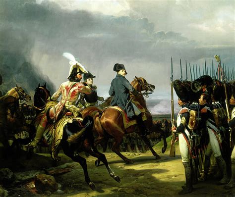 Napoleon At The Battle Of Jena October Painting By Mountain Dreams Fine Art America