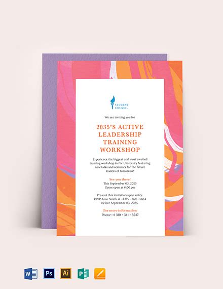 12+ Workshop Invitation Templates - Free Editable PSD, AI, Vector EPS
