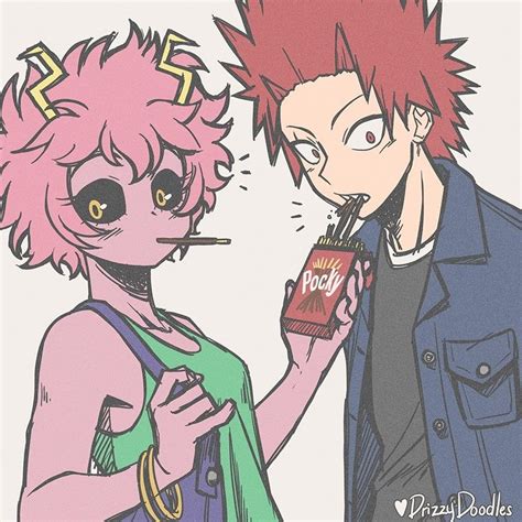 Kirishima Eijirou X Ashido Mina In 2020 My Hero My Hero Academia Hero