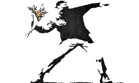 The flowers here are carriers of peace and when thrown. Art as a form of political expression - Recent - Aurora