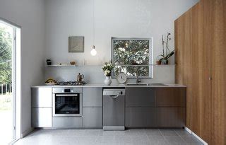 It was like this when we moved in, and the longer i lived with it, the more i was desperate for a change. Best 60+ Modern Kitchen Metal Cabinets Design Photos And ...