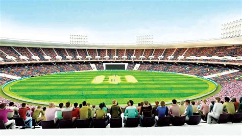 Once completed, the stadium, designed by world renowned architect firm m/s. World's largest cricket stadium on schedule: Gujarat ...