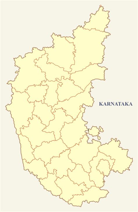 State map, street, road and directions map as well as a satellite tourist map of karnataka. File:Map of Karnataka.svg - Wikimedia Commons