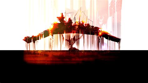 Anime Ship Blood Sea Neon Genesis Evangelion Wallpapers Hd