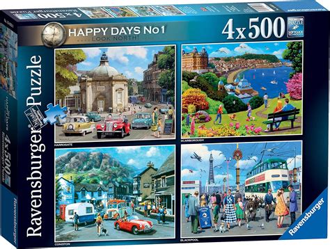 Ravensburger 15032 Happy Days Collection Nr 1 Look North 4 X 500