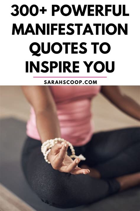 300 Powerful Manifestation Quotes To Inspire You Sarah Scoop