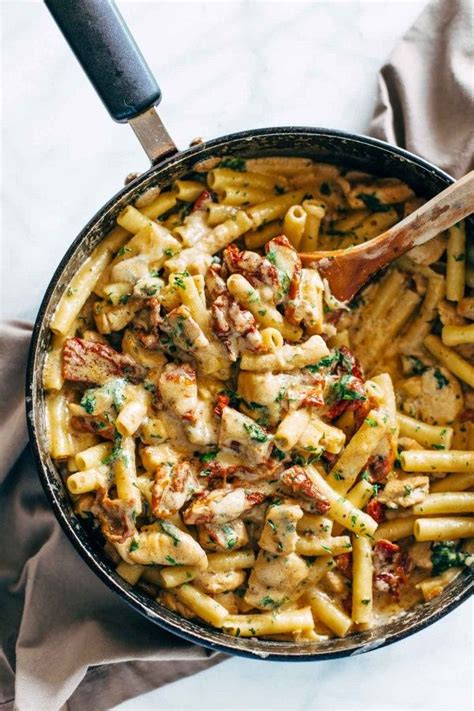 In a large skillet over medium high heat, melt 2 tablespoons of butter with 3 tablespoons olive oil. 20 Italian Chicken Recipes - Quick and Easy Chicken Dishes