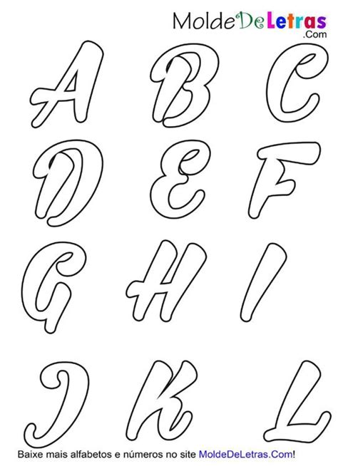 Prefira sempre baixar o molde de letras em pdf clicando no botão ao final do post, pois ele está formatado em alta resolução, em arquivo único e pronto para imprimir em folha tamanho a4. Molde de Letras Cursivas Bira com Números | Moldes de letras, Molde alfabeto, Letra cursiva