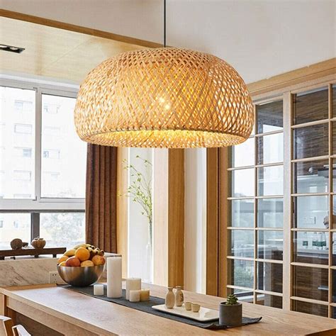 Bayou Breeze Bamboo And Rattan Chandelier Hand Woven Chandelier Chinese